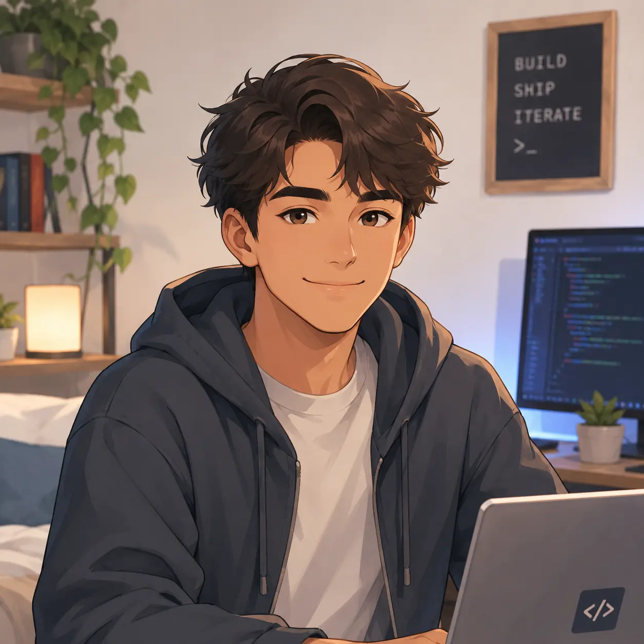 Portrait of Aziz Sobirov, full stack developer